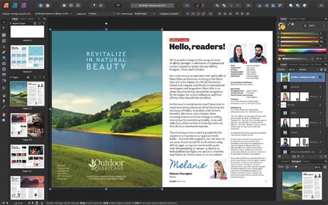 How do I fill background affinity in Publisher?